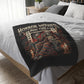 Horror Movies and Chill Blanket — Skull & Movie Night Velveteen Throw