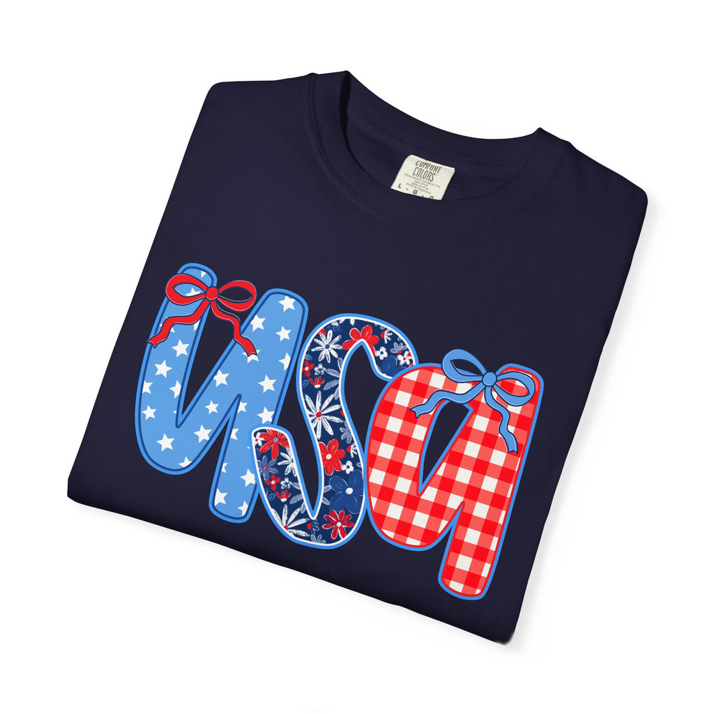 USA Graphic T-Shirt — Patriotic Fourth of July Tee