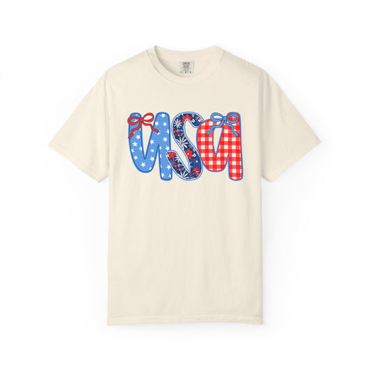 USA Graphic T-Shirt — Patriotic Fourth of July Tee