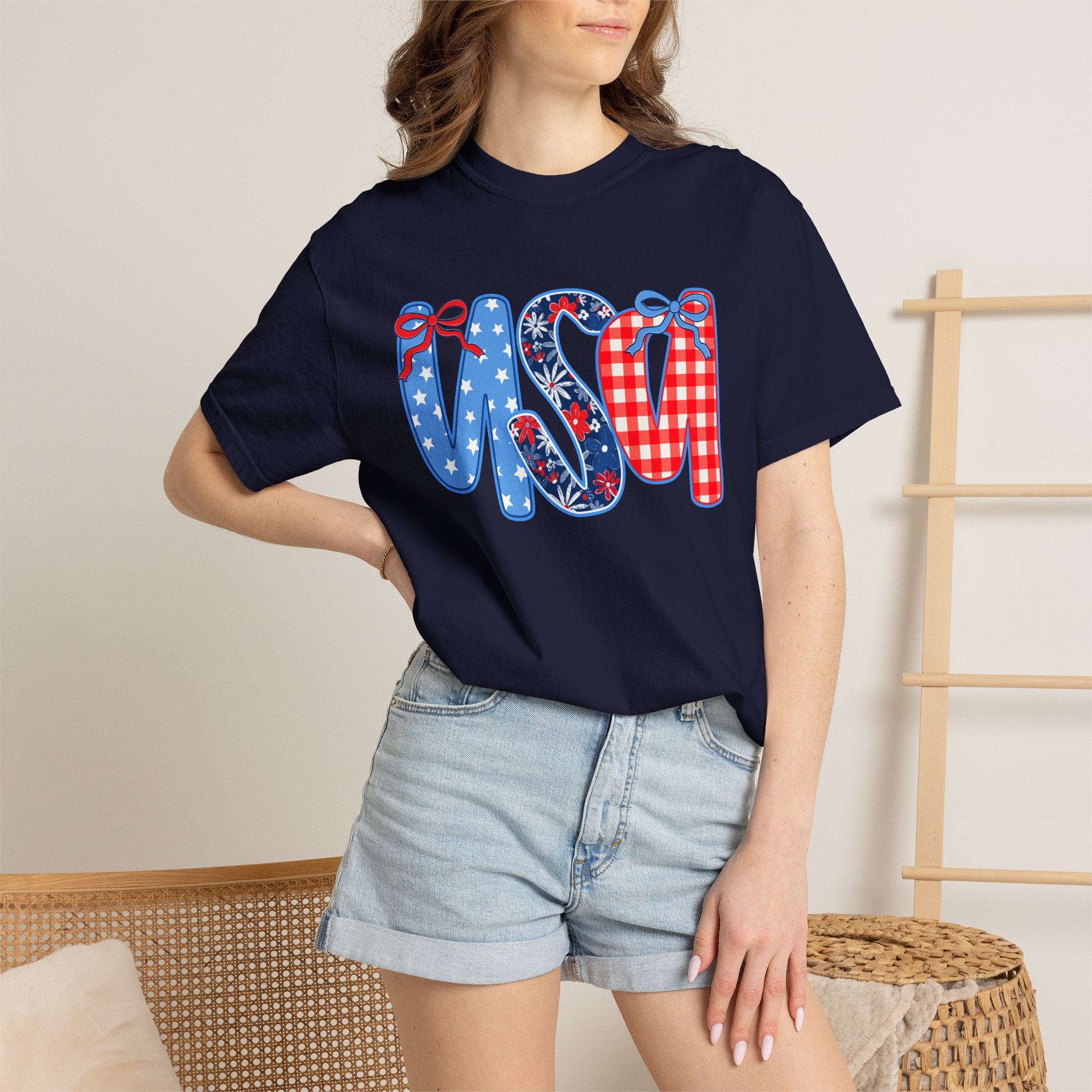 USA Graphic T-Shirt — Patriotic Fourth of July Tee