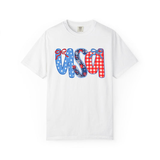 USA Graphic T-Shirt — Patriotic Fourth of July Tee