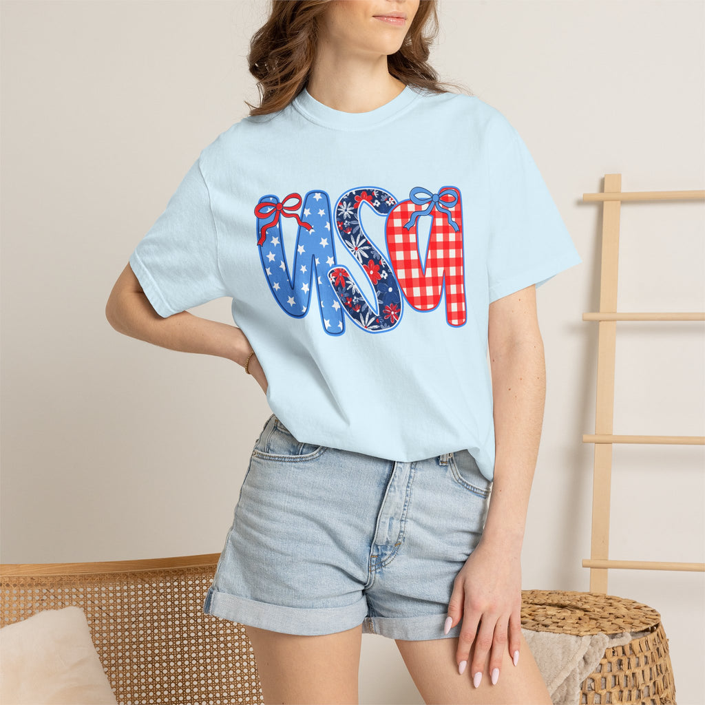 USA Graphic T-Shirt — Patriotic Fourth of July Tee