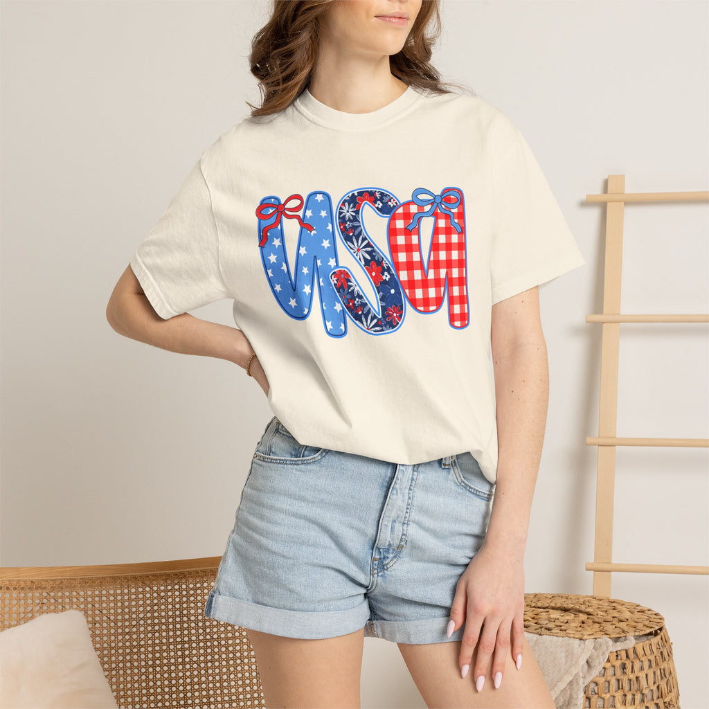 USA Graphic T-Shirt — Patriotic Fourth of July Tee