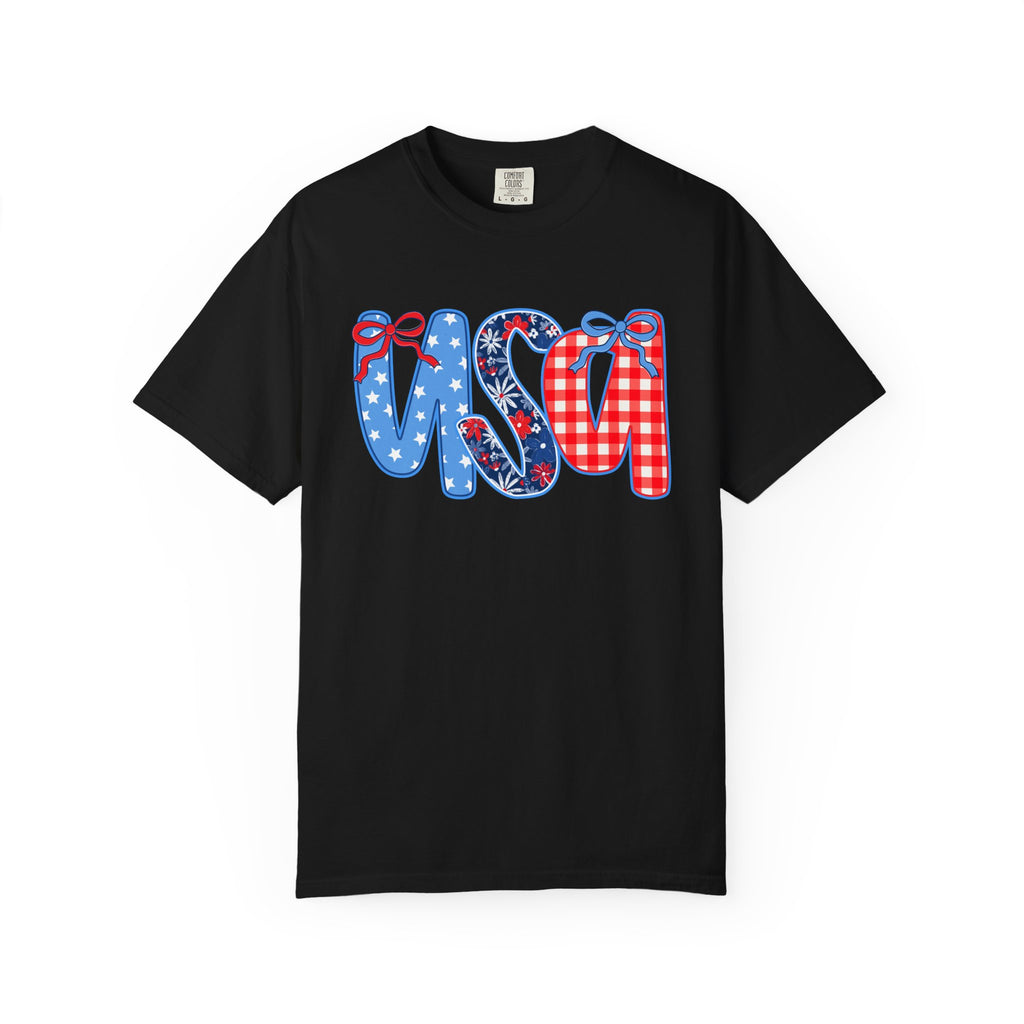 USA Graphic T-Shirt — Patriotic Fourth of July Tee
