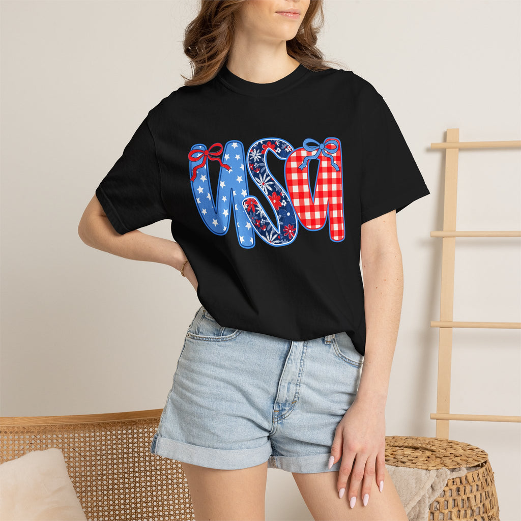 USA Graphic T-Shirt — Patriotic Fourth of July Tee