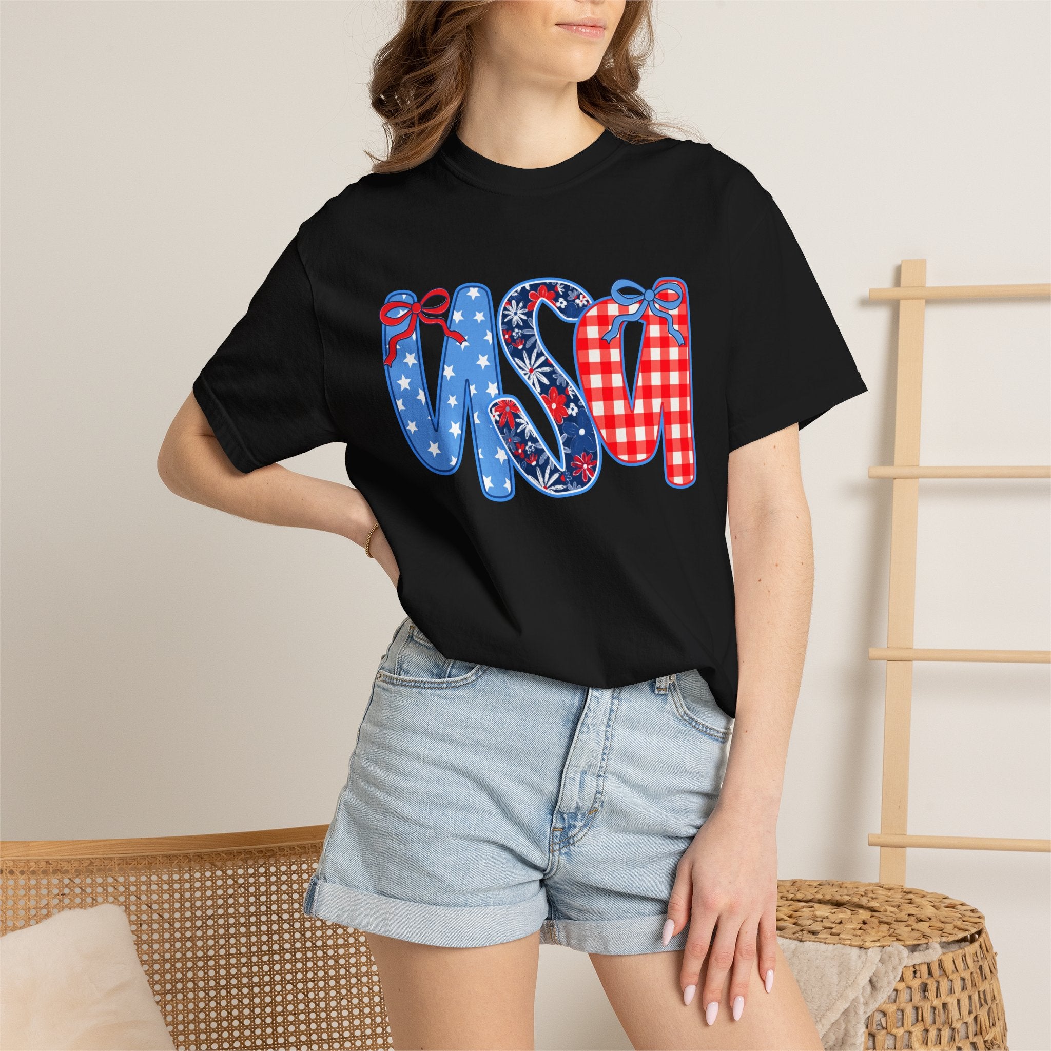 USA Graphic T-Shirt — Patriotic Fourth of July Tee